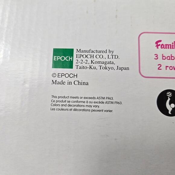 Open Box Unused Calico Critters Family Seven Seater Van Box Issues - Picture 9 of 14